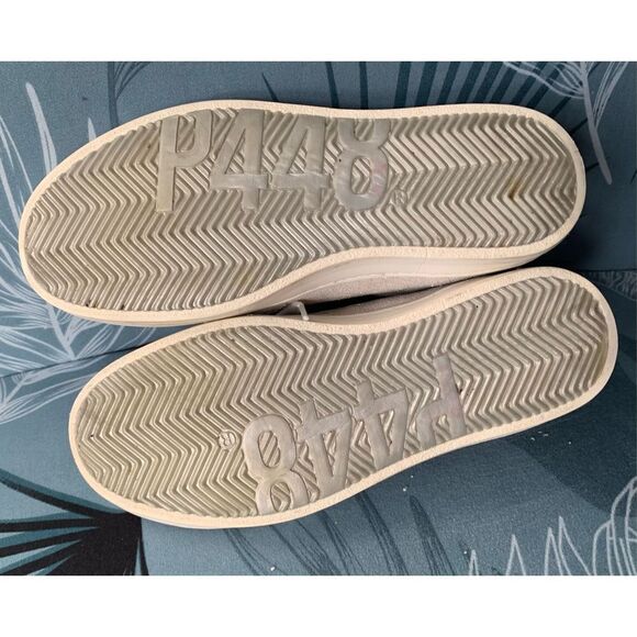 P448 John Sneaker ITALY Low Suede Leather GYM SHOE women’s 7 37 - Picture 9 of 11